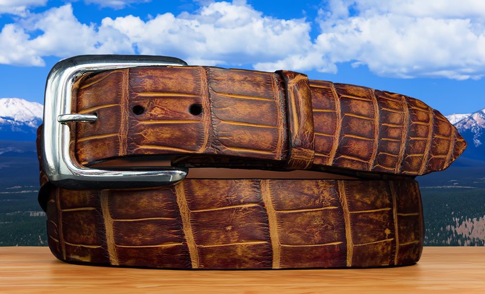 Limited Edition Tortuga Alligator Belt