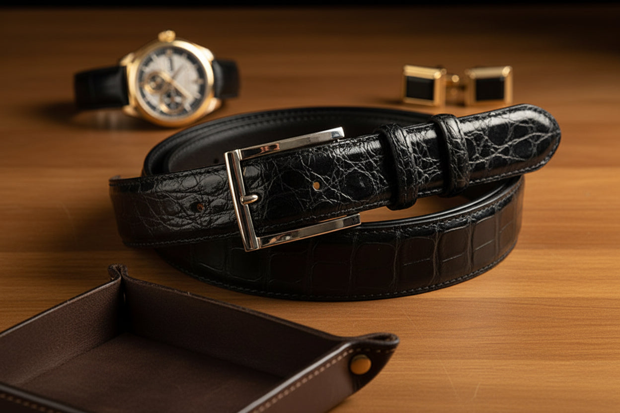 "Aspen" Sterling Silver Belt Buckle