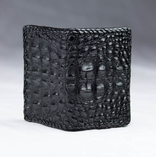 Front Pocket Braided Hornback Alligator Wallet