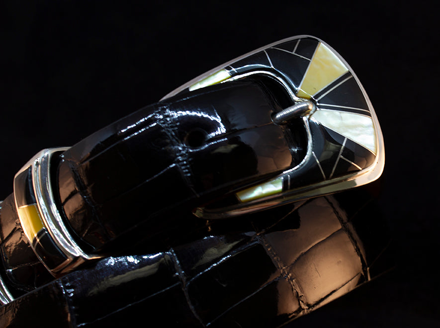 BG Mudd "Boulder Creek" 4 Piece Sterling Silver and Stone Inlay