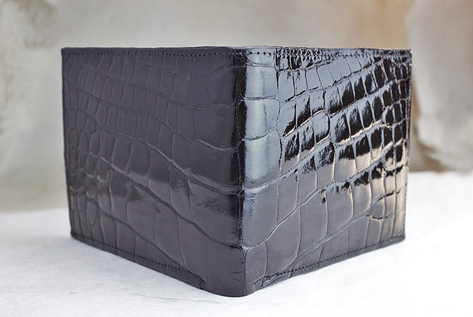 Black “President” Full Alligator Wallet