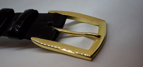 The Cattle Drive Belt Buckle in solid 18k