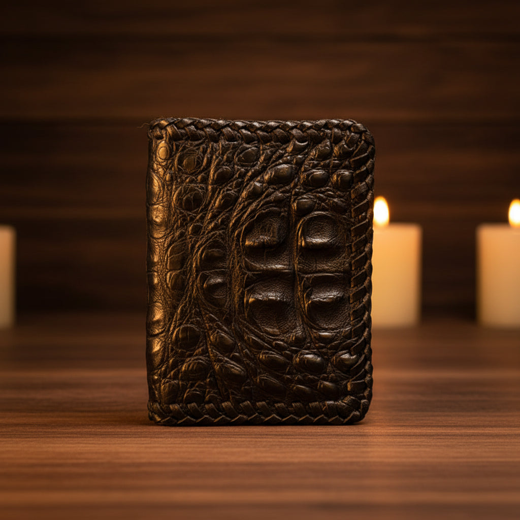 "Salvatore" Money Clip Credit Card Wallet in Blue