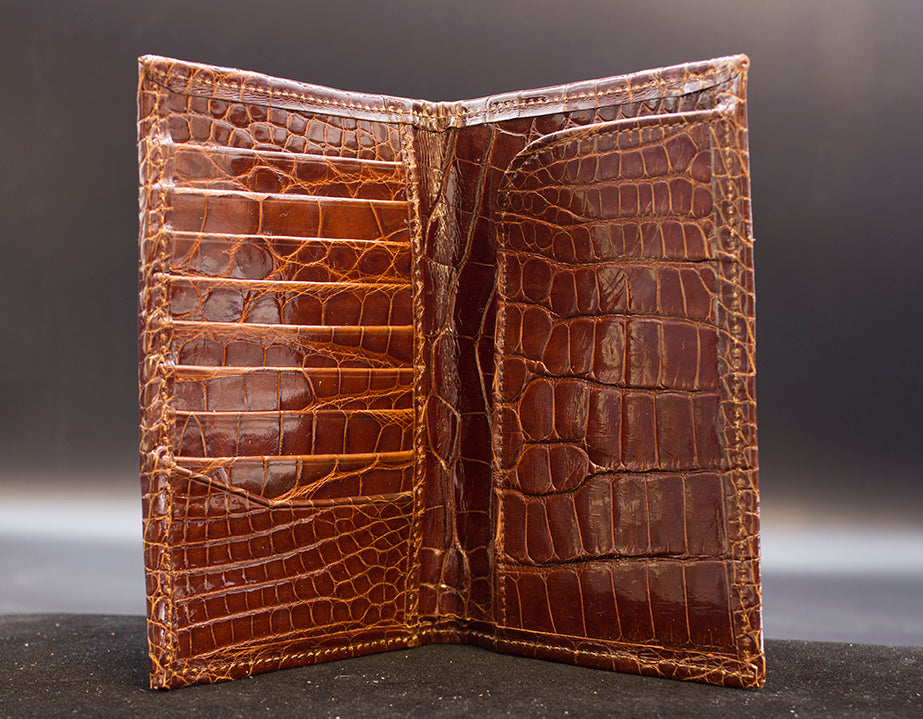 Bourbon "Pocket Executive" Full Alligator Wallet