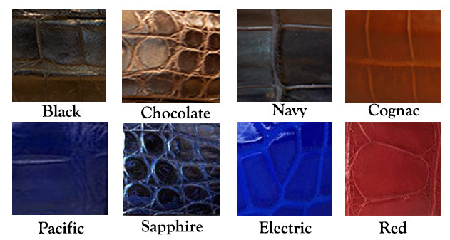 Matte/Soft Alligator Belt Strap With Complementary Buckle