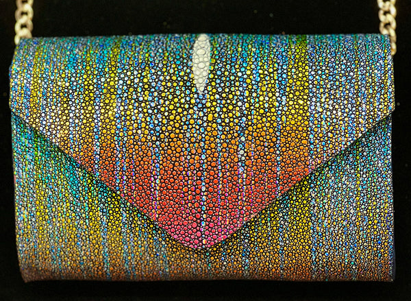 Rainbow Stingray Clutch Wallet – JohnAllenWoodward