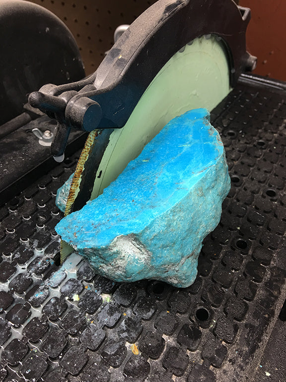 "Big Sky" Turquoise and Sterling Silver Buckle With Alligator Belt