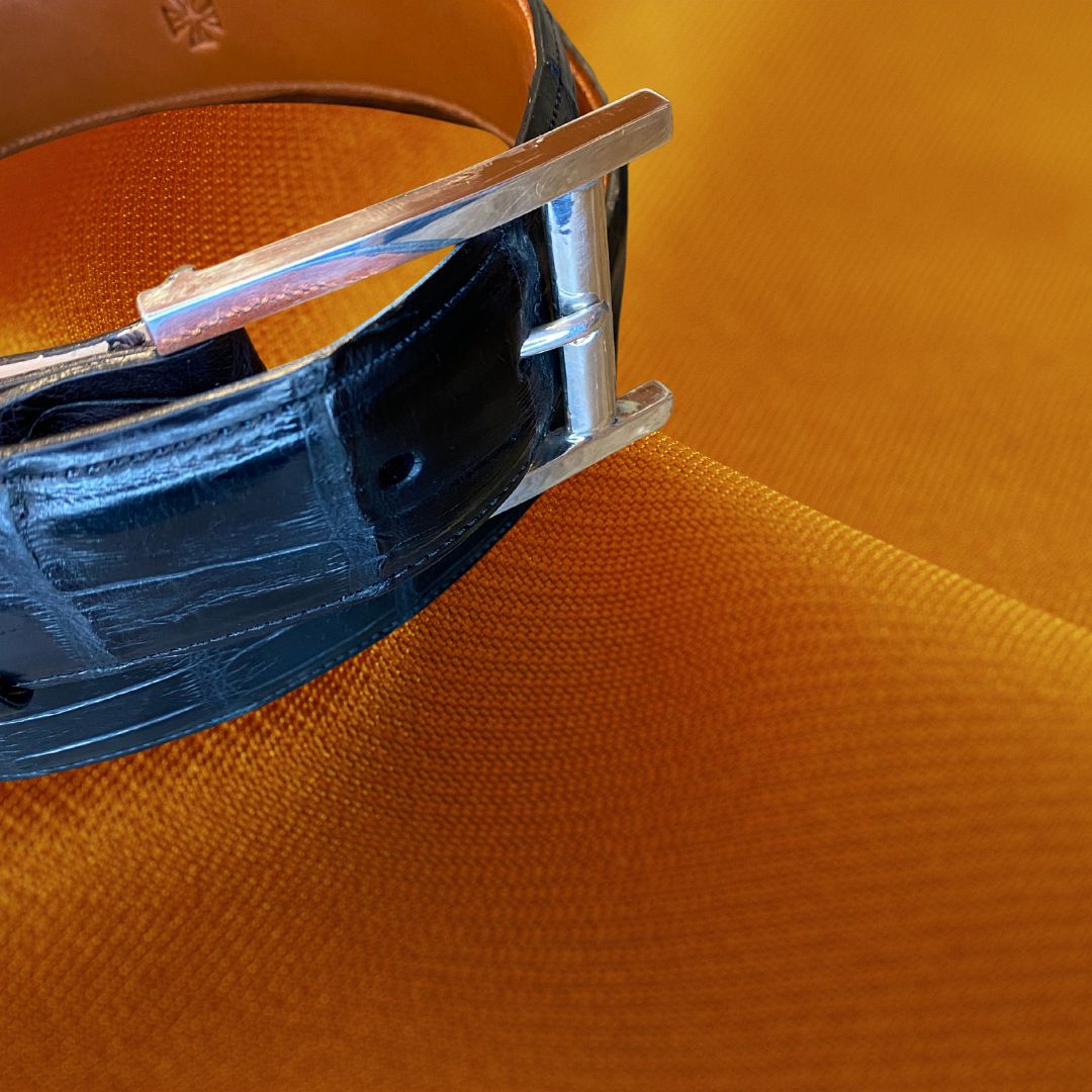 "Brogdon" Sterling Silver Belt Buckle