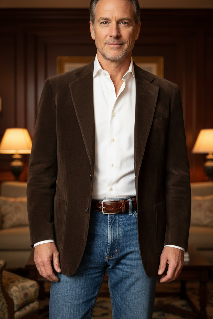 Glazed/Glossy Alligator Belt Strap