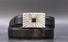 "Presidential" Sterling Silver and Black Jade Belt Buckle