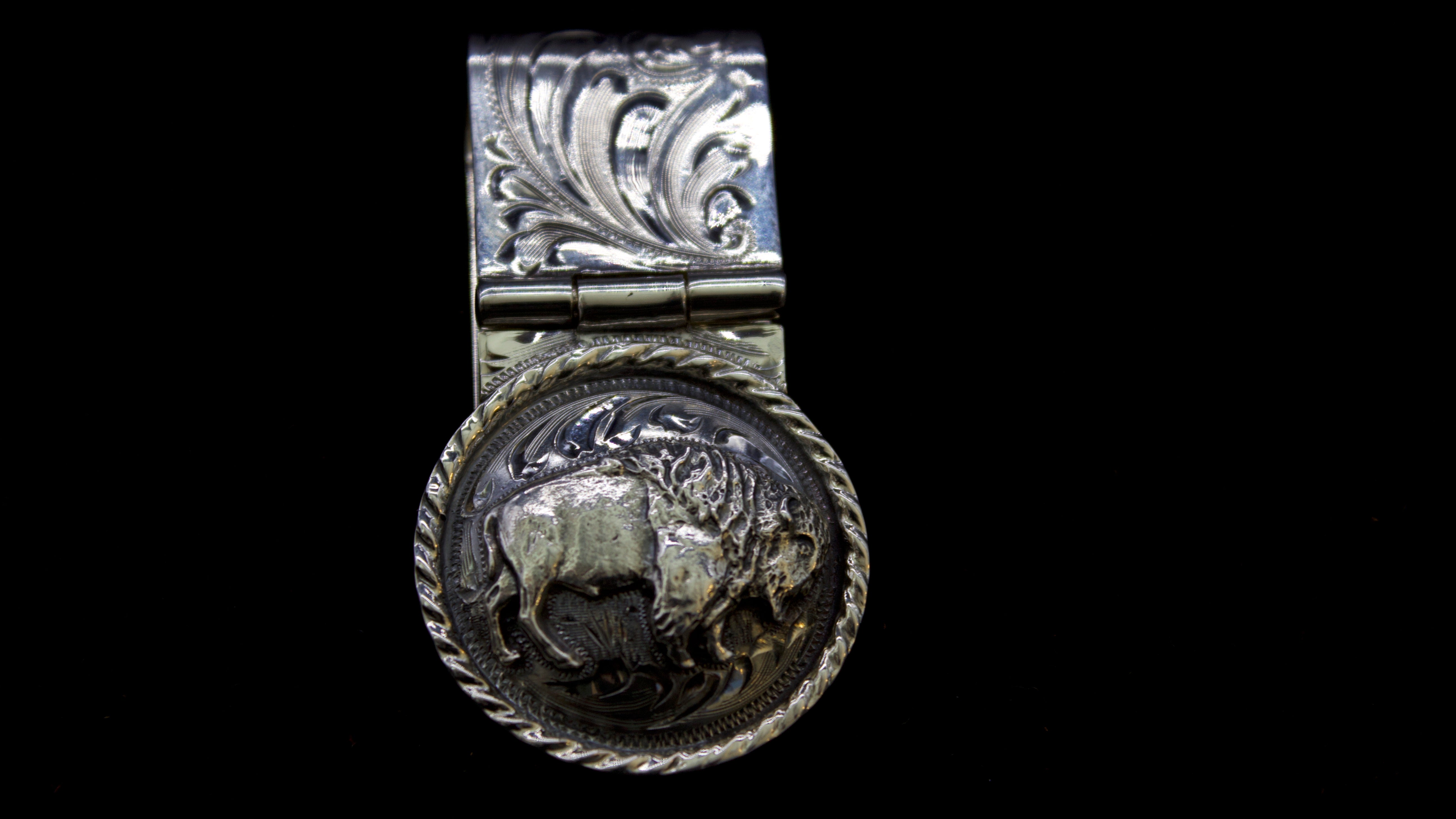 Vogt Bison Tribute Money Clip