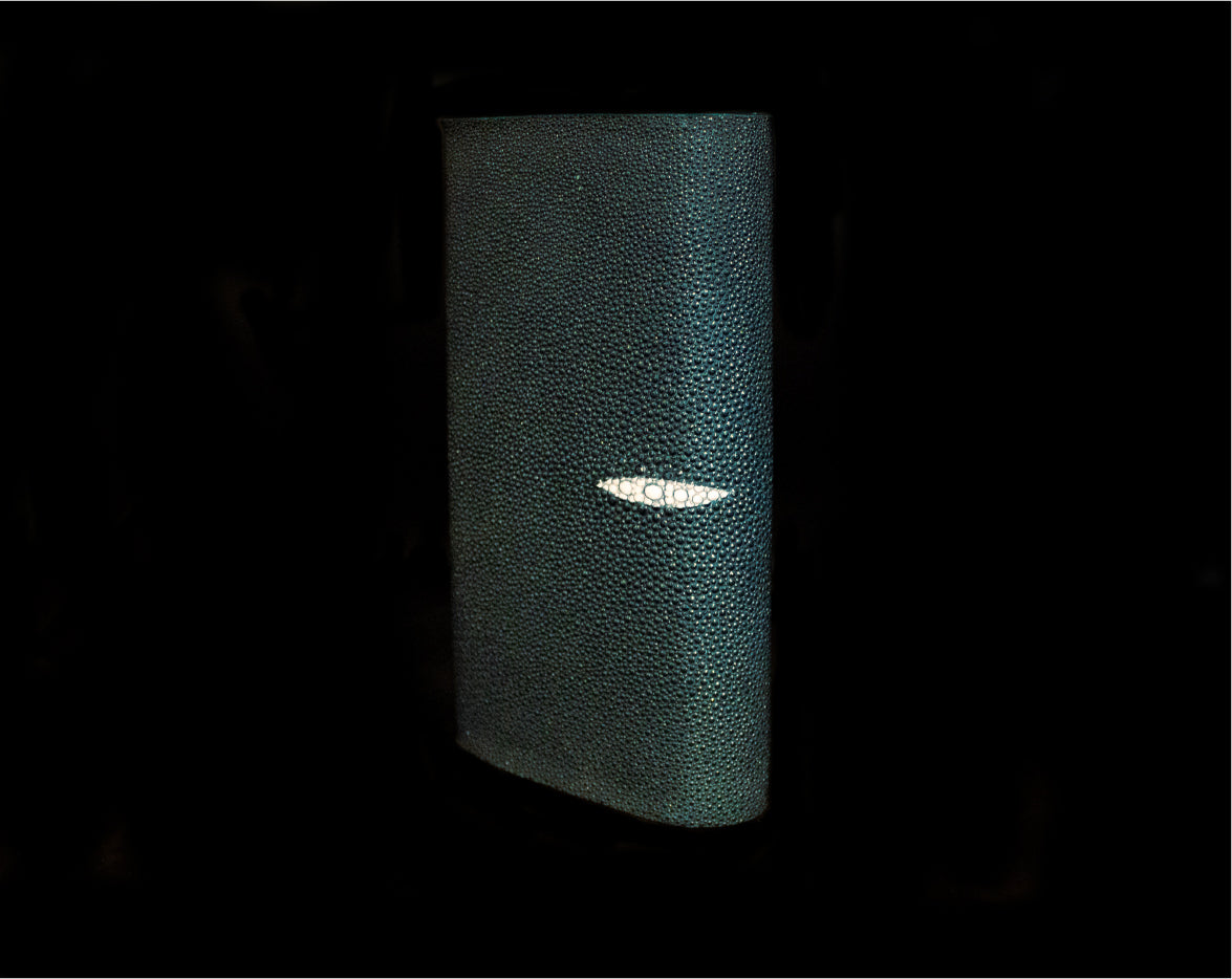 Dark Green Stingray Clutch