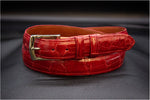 Red Alligator Belt