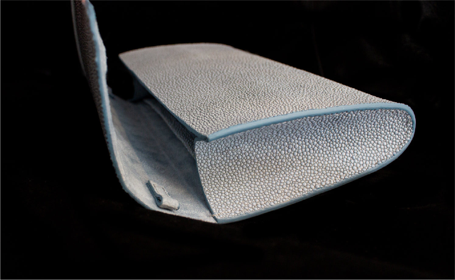Baby Blue Stingray Clutch