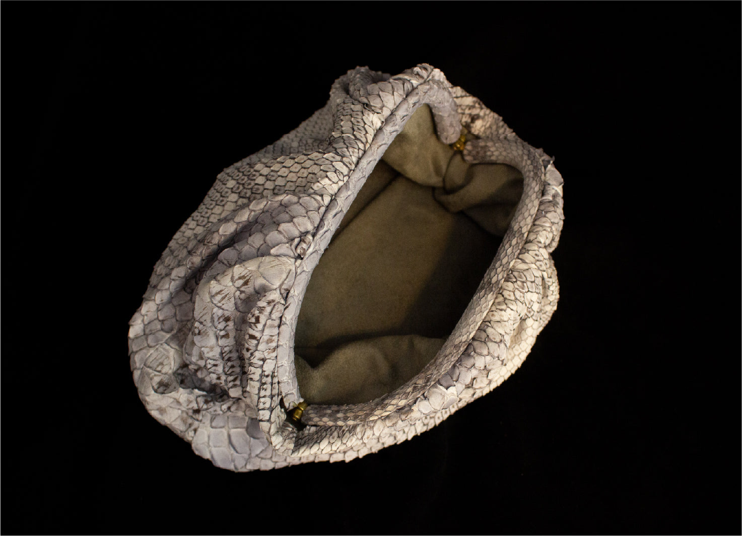 Natural Python Soft Clutch