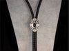Onyx and Sterling Silver Bolo Tie