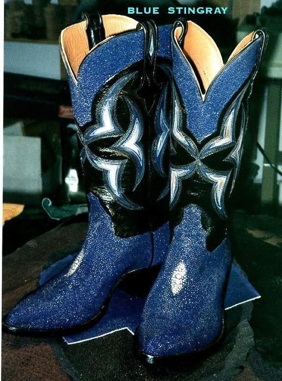 Blue Stingray Boots