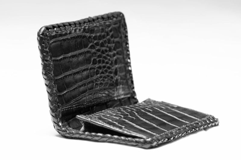 Black Classic Hornback Alligator Wallet – JohnAllenWoodward