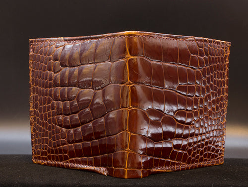 Bourbon “Chairman” Full Alligator Wallet