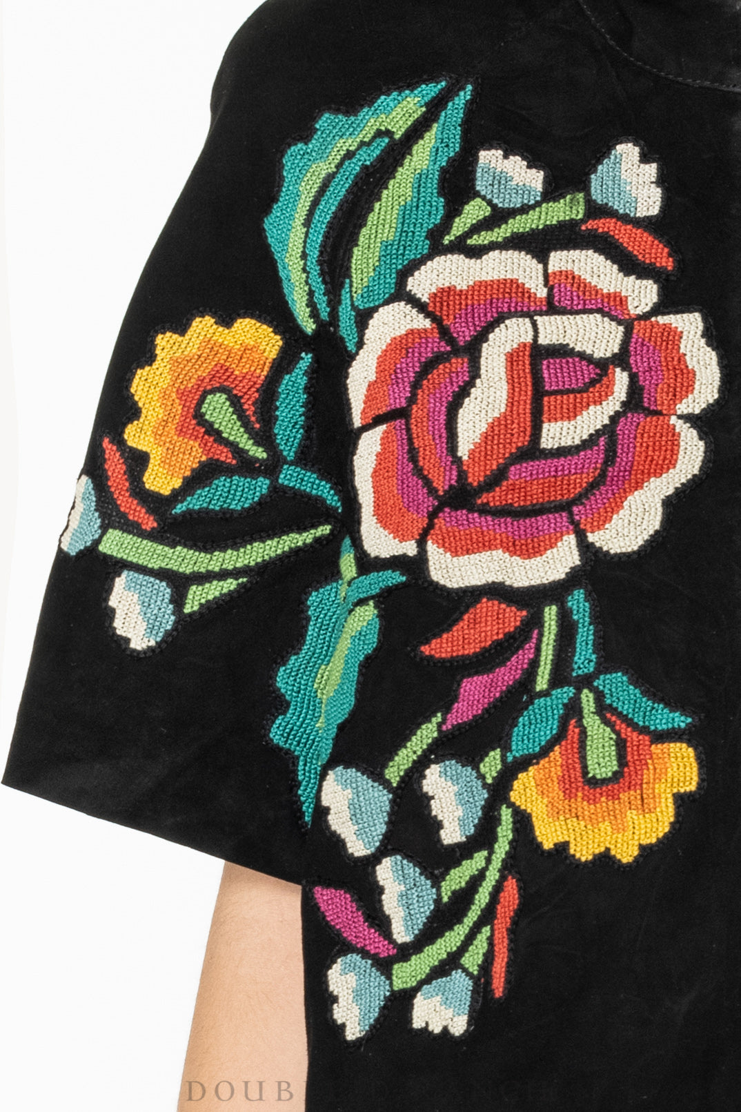 Double D "Kaminski Cross Stitch" Jacket
