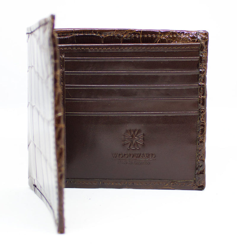 Brown Glazed “CEO” Alligator Wallet