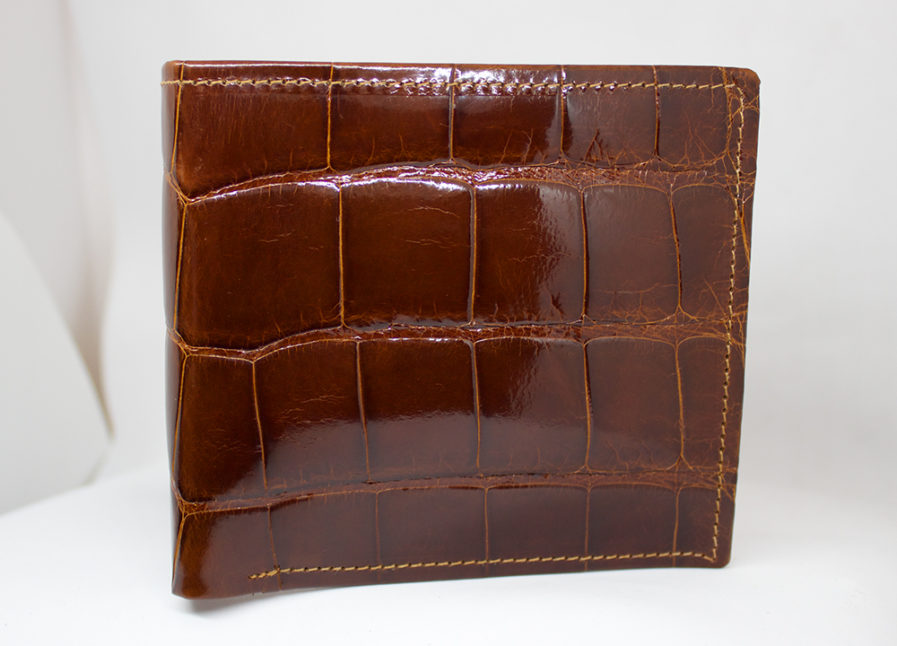 Cognac “CEO” Alligator Wallet