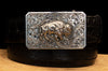 Clint Orms "American Bison" Silver Buckle