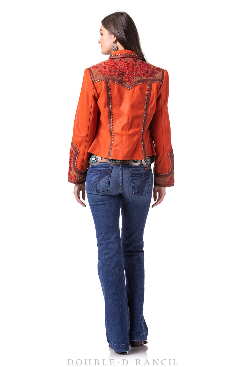 Double D "Jacket, Sheridan Style" Jacket- Rodeo Red