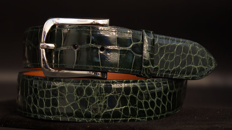 Limited Edition Green Alligator Belt