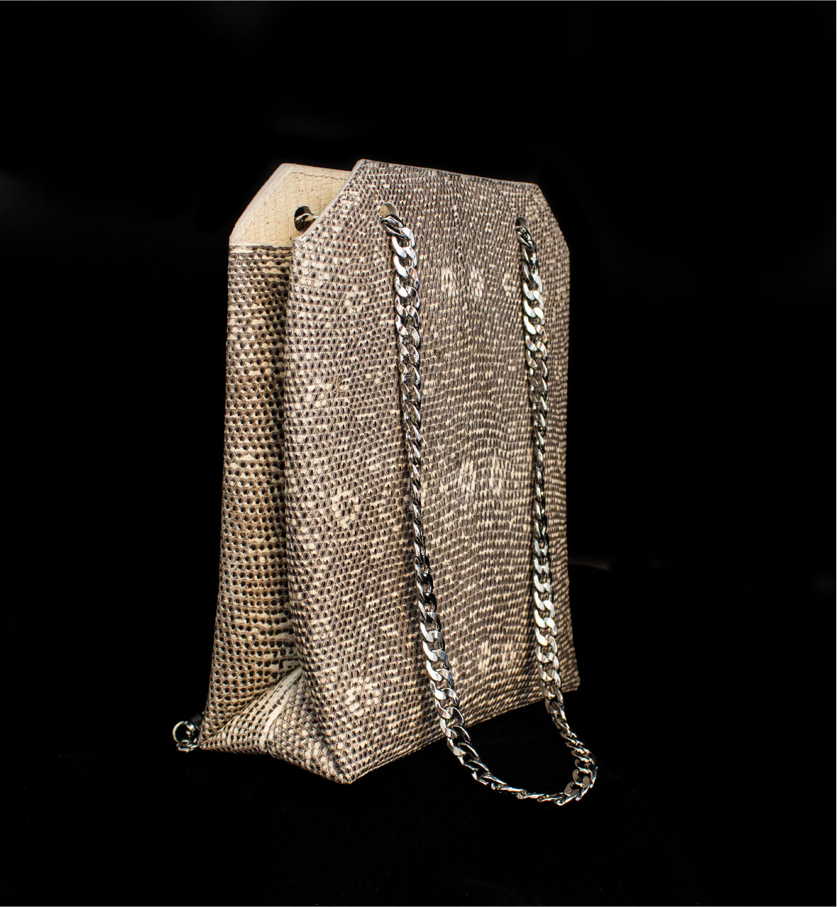 White Snake Medium Crossbody