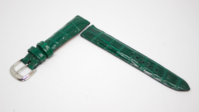 Malachite Green Alligator Watch Strap Replacement Band