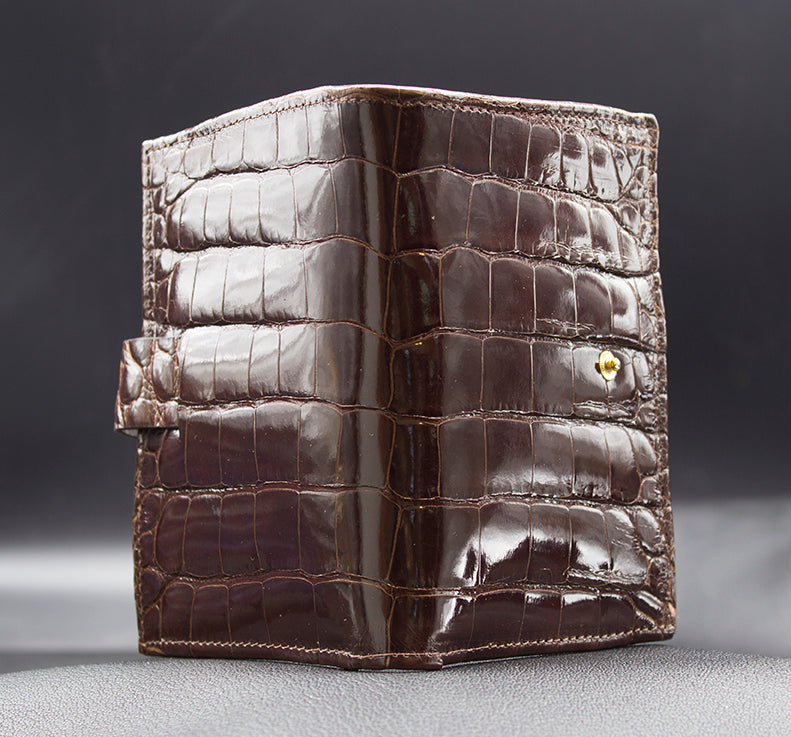 Bourbon Alligator Card Holder Wallet