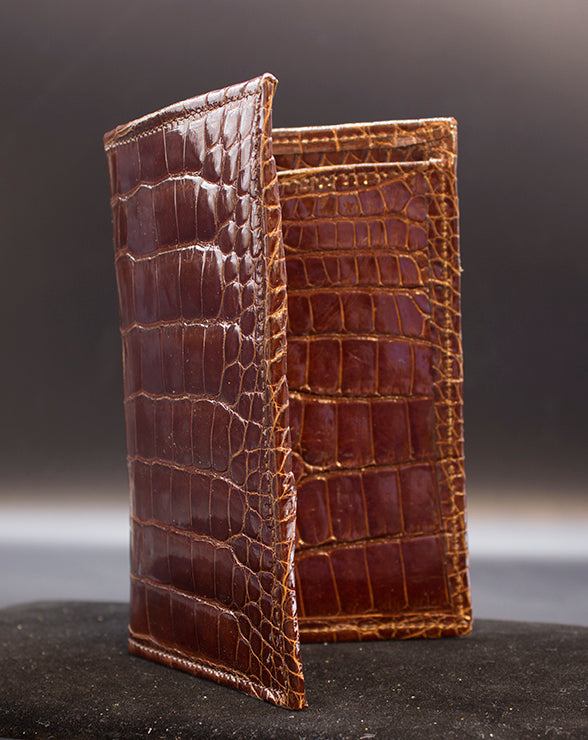 Bourbon "Pocket Executive" Full Alligator Wallet