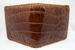 Cognac Hand Braided Alligator Wallet