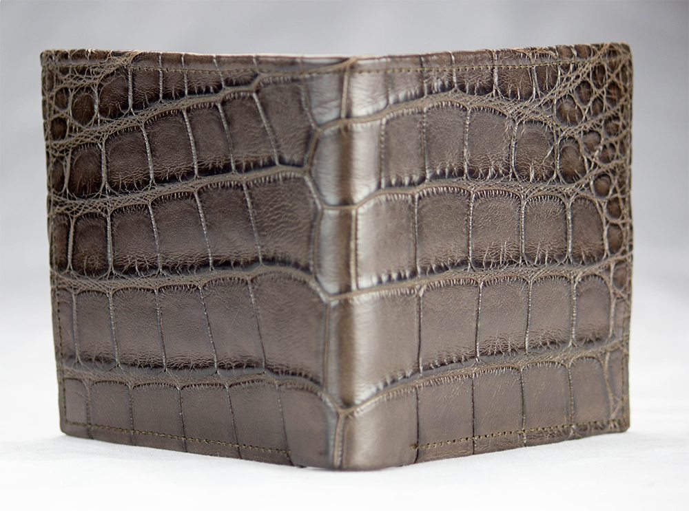 Brown Matte “CEO” Alligator Wallet