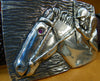 "Racing" Sterling silver buckle