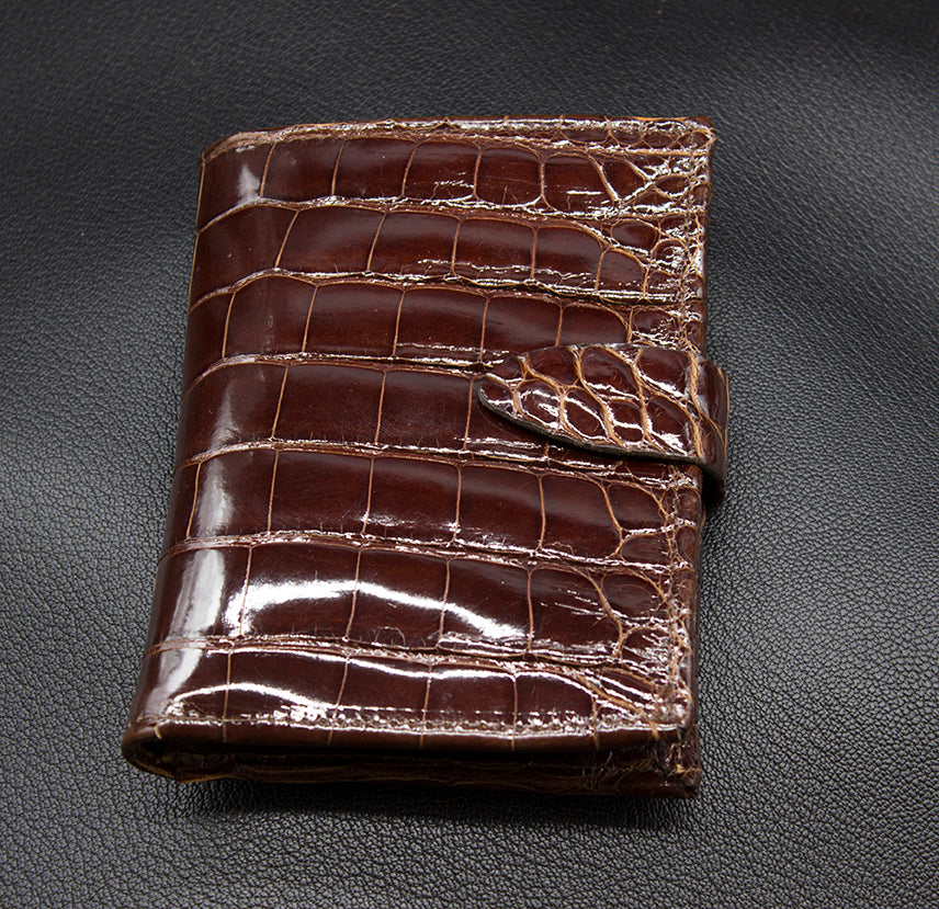 Bourbon Alligator Card Holder Wallet