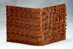 Classic Cognac Hornback Alligator Wallet
