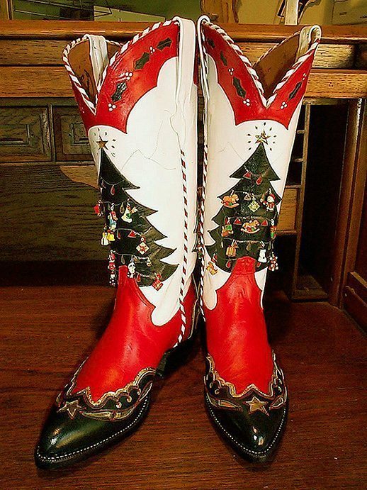 Christmas Tree Boots
