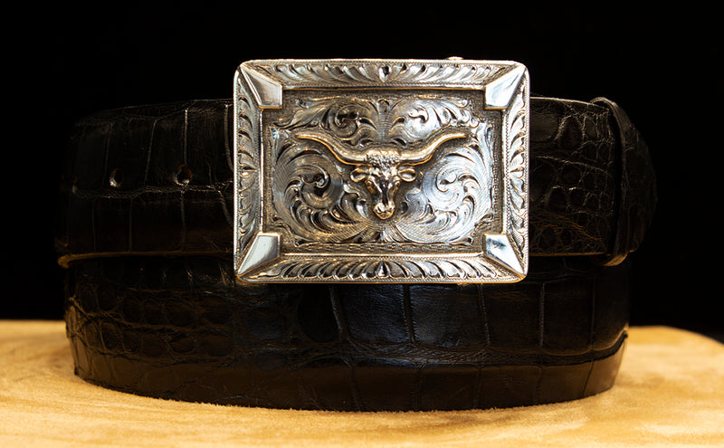 Clint Orms Martin Sterling Silver Buckle – JohnAllenWoodward