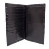 Black Matte “Coat Pocket” Long Credit Card Holder Alligator Wallet