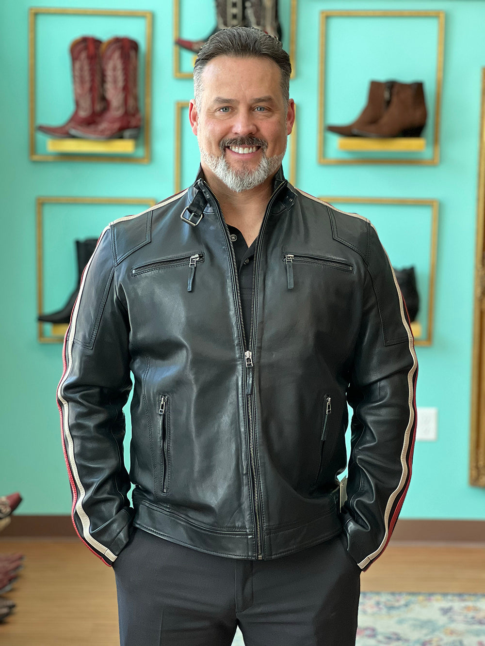Black Lamb Moto Jacket