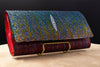 Rainbow Stingray Clutch Wallet