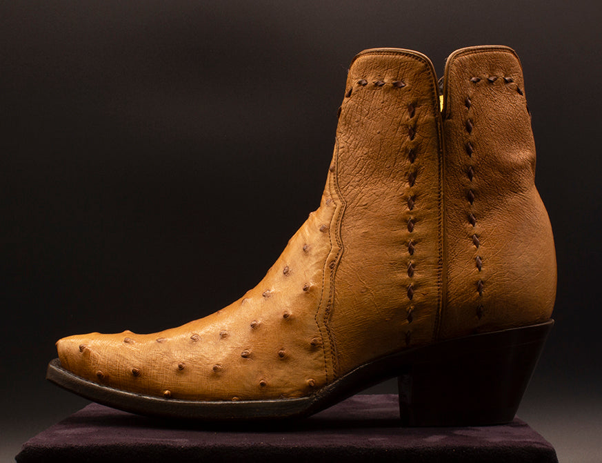 Ostrich ankle boots mens Clearance