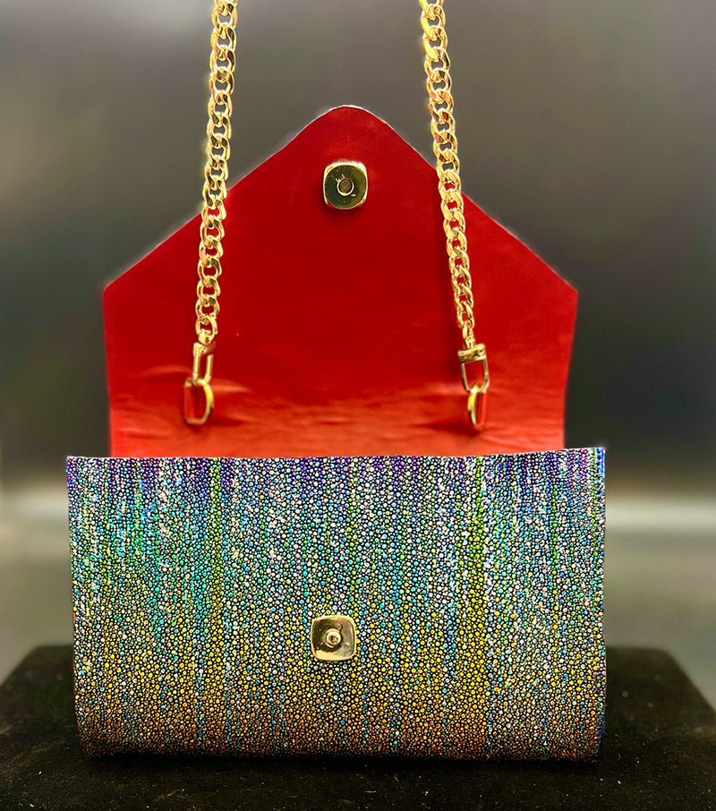 Small Multi-Color Stingray Shoulder Bag – JohnAllenWoodward