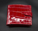 Red Alligator and Exotic Print Wallet