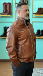 Shearling Lined Leather Jacket
