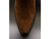 Chocolate Suede Shorty Boots