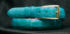 Teal Alligator Belt