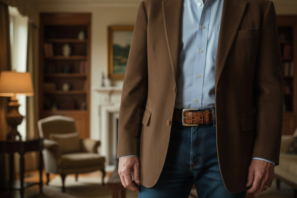 Limited Edition Tortuga Alligator Belt